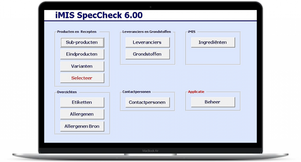 Ingredi Ntendeclaratie En Productspecificatie Qassurance Partner In